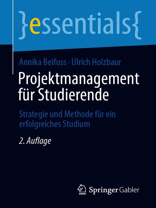 Title details for Projektmanagement für Studierende by Annika Beifuss - Available